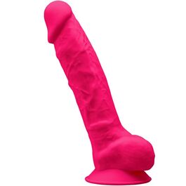 SILEXD - MODEL 1 REALISTISCHE PENIS PREMIUM SILICONEN SILEXPAN FUCHSIA 23 CM