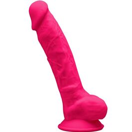 SILEXD - MODEL 1 REALISTISCHE PENIS PREMIUM SILICONEN SILEXPAN FUCHSIA 17,5 CM