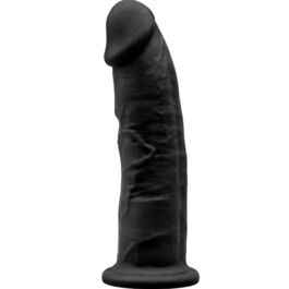 SILEXD - MODEL 2 REALISTISCHE PENIS PREMIUM SILICONEN SILEXPAN ZWART 15 CM