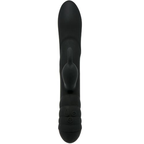 ADRIEN LASTIC - TWISTER MASAJEADOR VIBRADOR Y ROTADOR RABBIT NEGRO