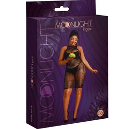 MOONLIGHT - MODEL 6 ZWARTE JURK ONE SIZE / PLUS SIZE