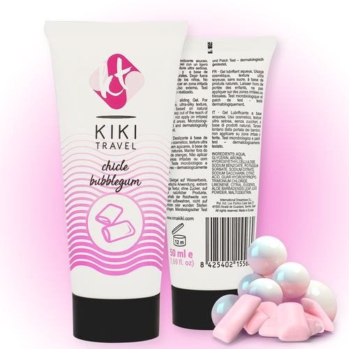 KIKÍ TRAVEL - LUBRICANTE SABOR A CHICLE 50 ML