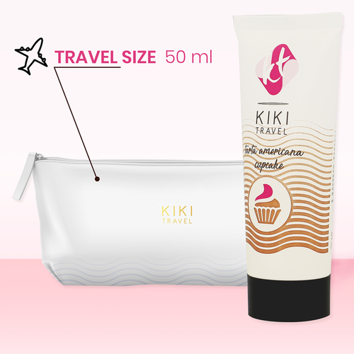 KIKÍ TRAVEL - GEL DESLIZANTE SABOR A TARTA AMERICANA CUPCAKE 50 ML