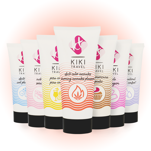 KIKÍ TRAVEL - GEL DESLIZANTE SABOR A CANNABIS EFECTO CALOR INTENSO 50 ML