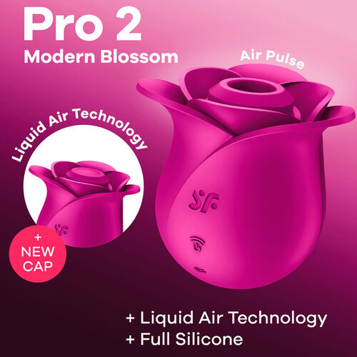 SATISFYER - AIR PULSE PRO 2 MODERN BLOSSOM VIBRADOR