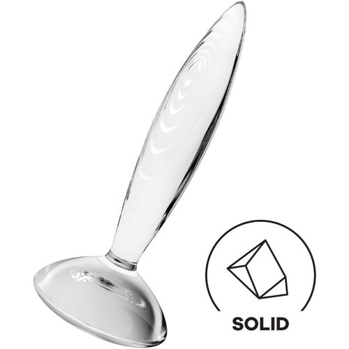 SATISFYER - SPARKLING CRISTAL PLUG ANAL