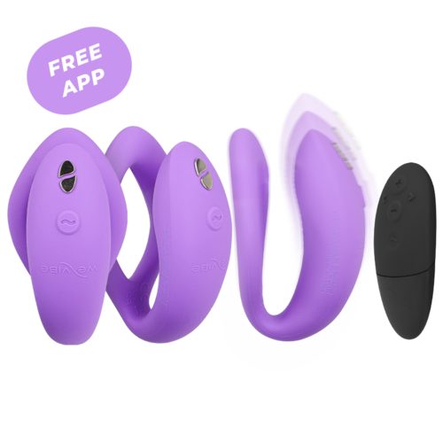 WE-VIBE - SYNC O VIBRADOR FLEXIBLE CONTROL REMOTO VIOLETA