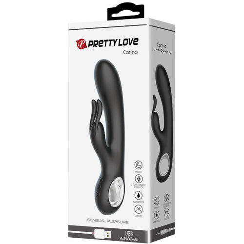 PRETTY LOVE - CARINA VIBRADOR ESTIMULADOR DE CLITORIS Y PUNTO G