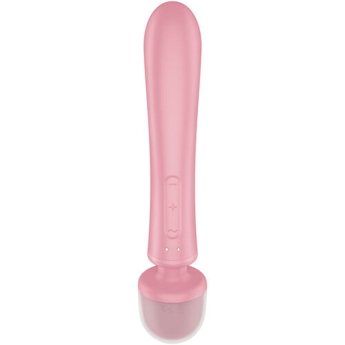 SATISFYER - TRIPLE LOVER MASAJEADOR VIBRADOR RABBIT ROSA