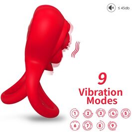 ARMONY - RINGVIBRATOR HERZ ROT