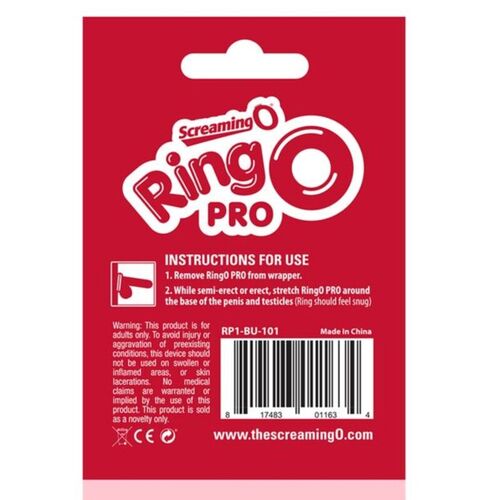 SCREAMING O - ANILLO RINGO PRO XL ROJO