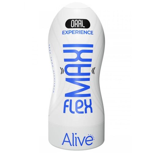 ALIVE - MAXI FLEX MASTURBADOR MASCULINO BOCA TALLA L