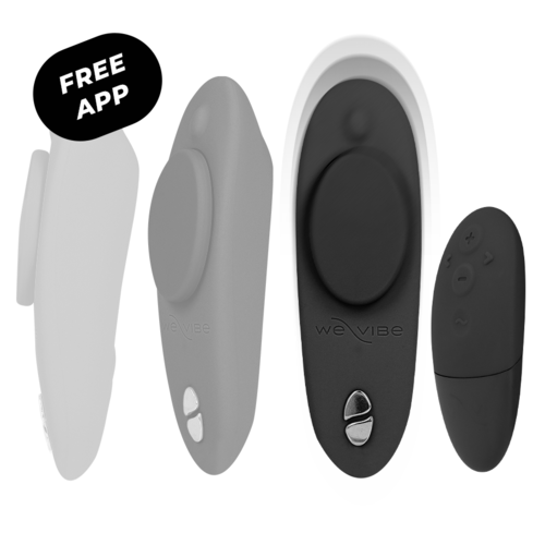 WE-VIBE - MOXIE + VIBRADOR CLÍTORIS NEGRO