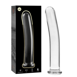 NEBULA SERIES BY IBIZA - MODELO 8 DILDO CRISTAL TRANSPARENTE 14.5 CM -O- 2 CM