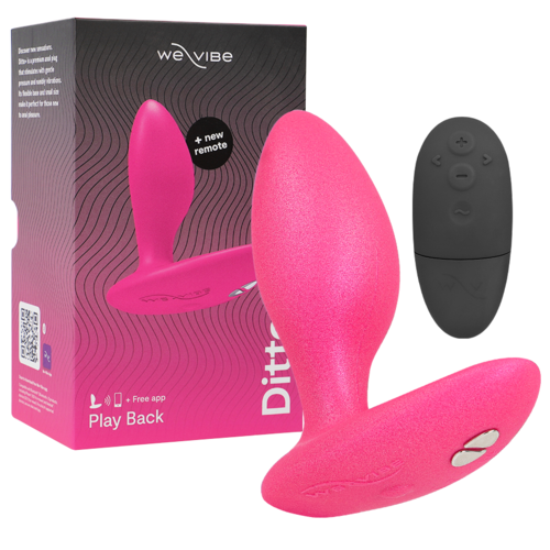 WE-VIBE - DITTO+ PLUG ANAL VIBRADOR ROSA