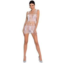 PASSION - VROUW BS090 WITTE BODYSTOCKING ONE SIZE