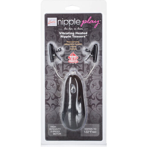 CALEXOTICS - PINZAS CON VIBRACIÓN NEGRO