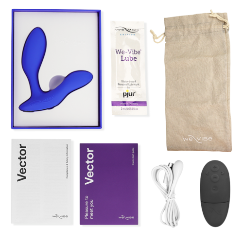 WE-VIBE - VECTOR+ MASAJEADOR DE PRÓSTATA AZUL