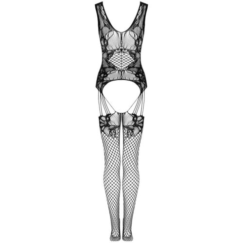 LIVCO CORSETTI FASHION - JULOVE BODYSTOCKING NEGRO TALLA ÚNICA