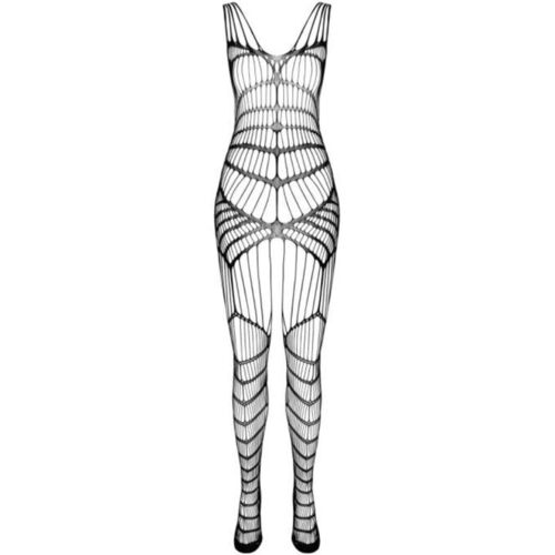 PASSION - BS 102 BODYSTOCKING NEGRO TALLA ÚNICA
