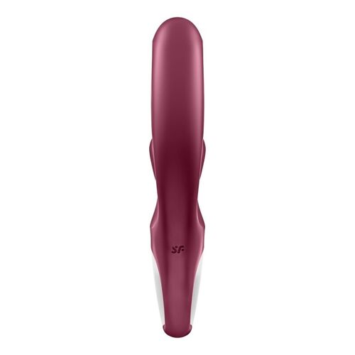 SATISFYER - LOVE ME VIBRADOR RABBIT ROJO