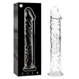 NEBULA SERIES BY IBIZA - MODELO 12 DILDO CRISTAL TRANSPARENTE 17 CM -O- 3.5 CM