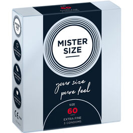 MISTER SIZE - KONDOMGRÖSSE XL 60 MM (3 EINHEITEN)