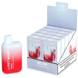 LOST MARY - (AUSSTELLER PROFESSIONAL PACK -10 EINHEITEN) BM600 NICOTINE VAPER 2% EINWEG WASSERMELONENEIS