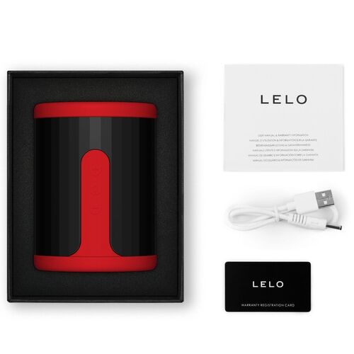 LELO - F2S ™ TEAL MASTURBADOR MASCULINO ROJO