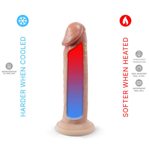 SILEXD - PENE REALÍSTICO MODELO 2 SILICONA PREMIUM TERMOREACTIVO 19 CM
