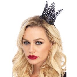 LEG AVENUE - MINI CORONA DE FILIGRANA METAL NEGRO