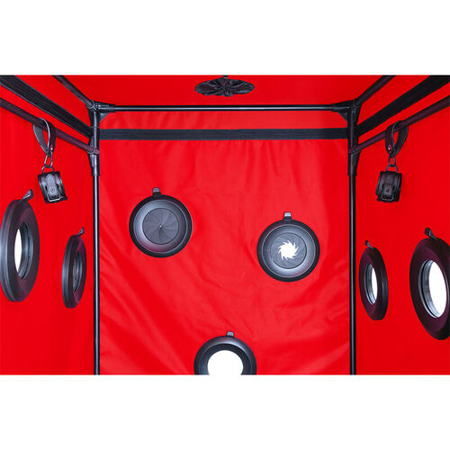 SECRET DOME - KINK CLUB CABINA SCANDALE NEGRO & ROJO