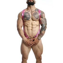 MOB - DNGEON CROSS BACK HARNESS ROSA EINE GRÖSSE