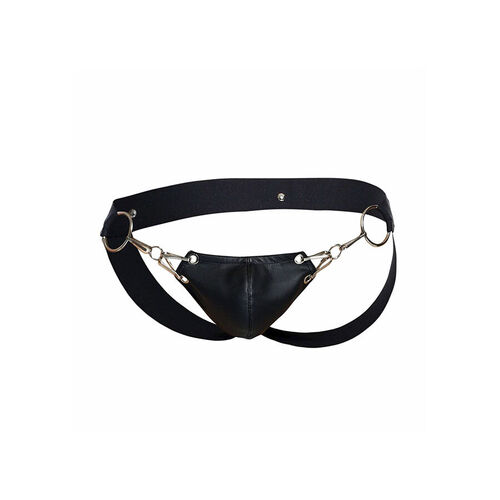 MOB - DNGEON JOCKSTRAP NEGRO A PRESIÓN TALLA ÚNICA