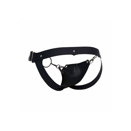 MOB - DNGEON JOCKSTRAP NEGRO A PRESIÓN TALLA ÚNICA