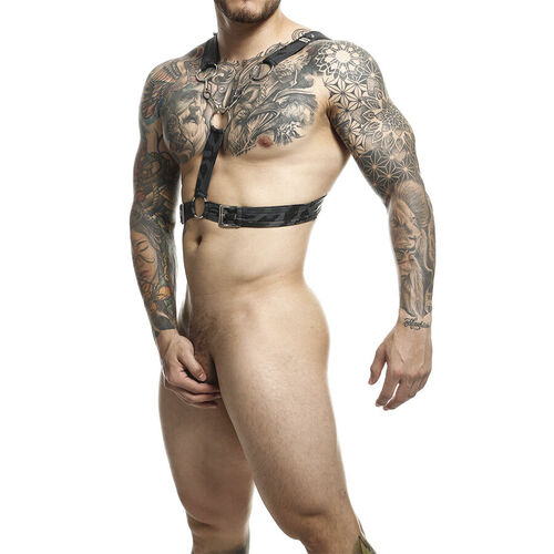 MOB - DNGEON ARNÉS PLATEADO CON CADENAS TALLA ÚNICA