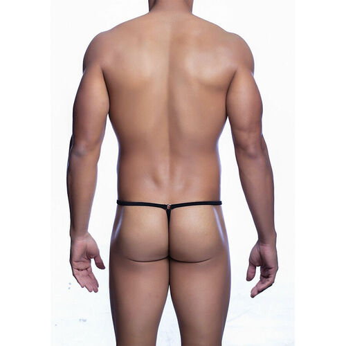 MOB - TANGA NEGRO CON FORMA DE LAGRIMA TALLA L/XL