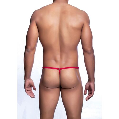 MOB - TANGA ROJO CON FORMA DE LAGRIMA TALLA L/XL