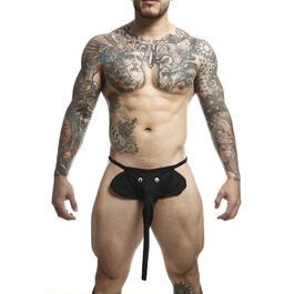 MOB - SCHWARZER ELEFANTEN-TANGA, EINHEITSGRÖSSE