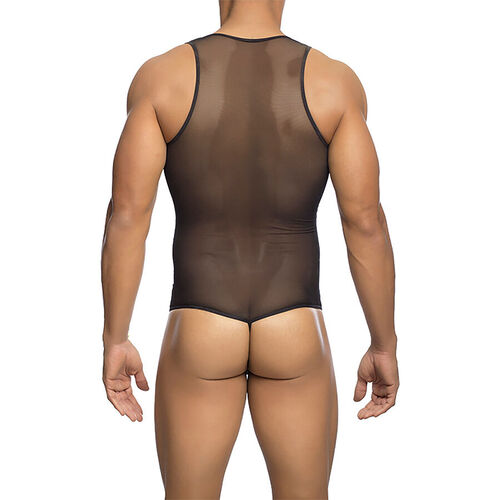 MOB - BODYSHEER TRANSPARTE NEGRO TALLA L/XL