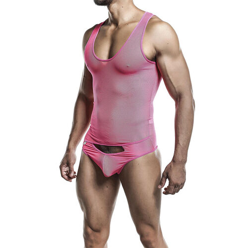 MOB - BODYSHEER TRANSPARTE ROSA TALLA L/XL