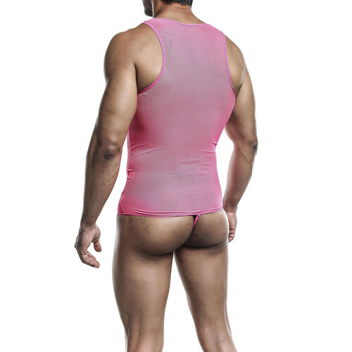 MOB - BODYSHEER TRANSPARTE ROSA TALLA L/XL
