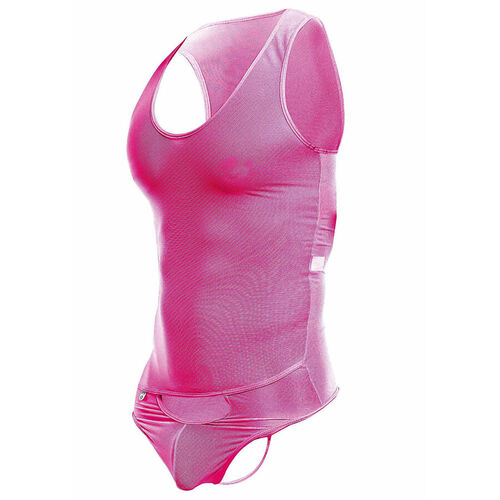 MOB - BODYSHEER TRANSPARTE ROSA TALLA L/XL