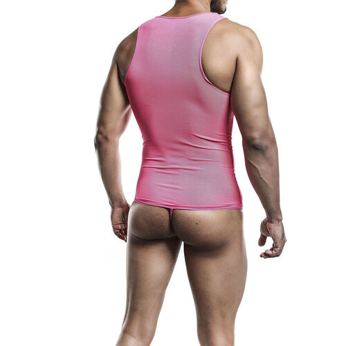 MOB - BODYSHEER TRANSPARTE ROSA TALLA S/M