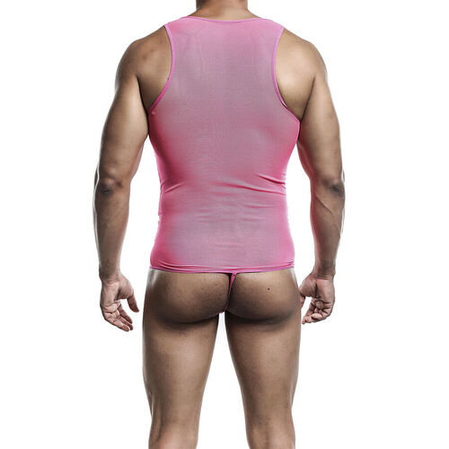 MOB - BODYSHEER TRANSPARTE ROSA TALLA S/M