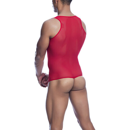 MOB - BODYSHEER TRANSPARTE ROJO TALLA L/XL