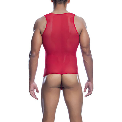 MOB - BODYSHEER TRANSPARTE ROJO TALLA L/XL