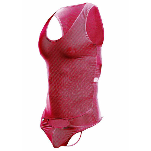 MOB - BODYSHEER TRANSPARTE ROJO TALLA S/M