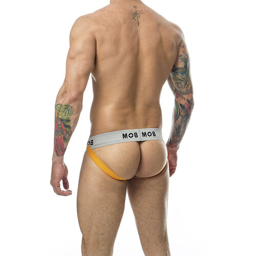MOB - JOCK CLASICO STRIPE NARANJA TALLA XXL