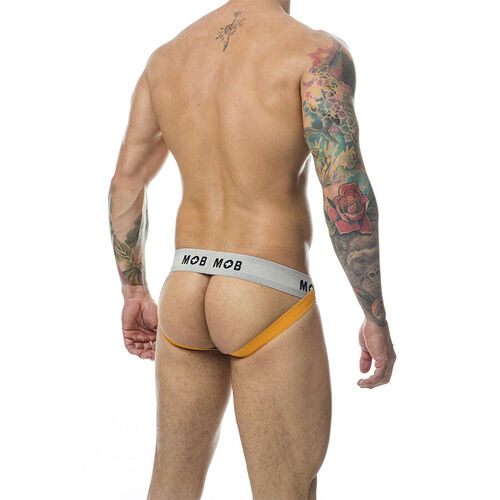 MOB - JOCK CLASICO STRIPE NARANJA TALLA XXL